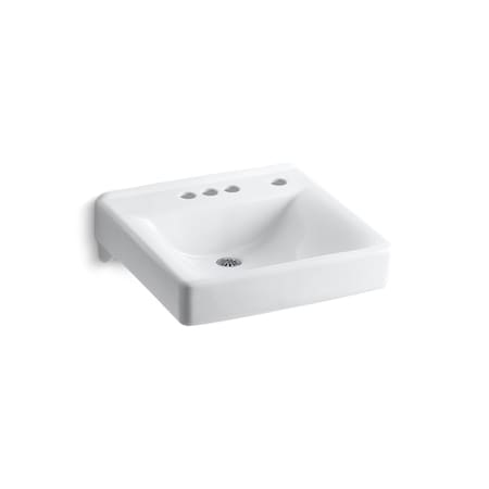 Kohler Soho 20X18 Lav 4Cc, No Overflow/Rh Soap 2054-NR-0